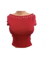 Solid colour wide neck camisole 