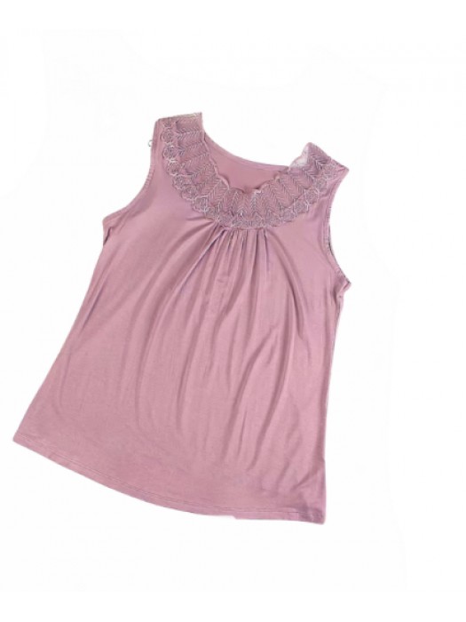 Corporate/ casual pink lace tank camisole