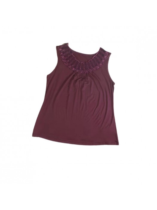 Corporate/ casual burgundy lace tank camisole