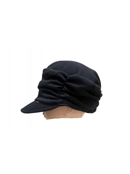 Women black soft hat